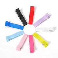 20 sztuk 5/3.5cm spinki do włosów podstawa do tworzenia biżuterii moda ryps wstążka pokrywa spinka do włosów Diy dziecko kokardka dziewczęca akcesoria do włosów 3